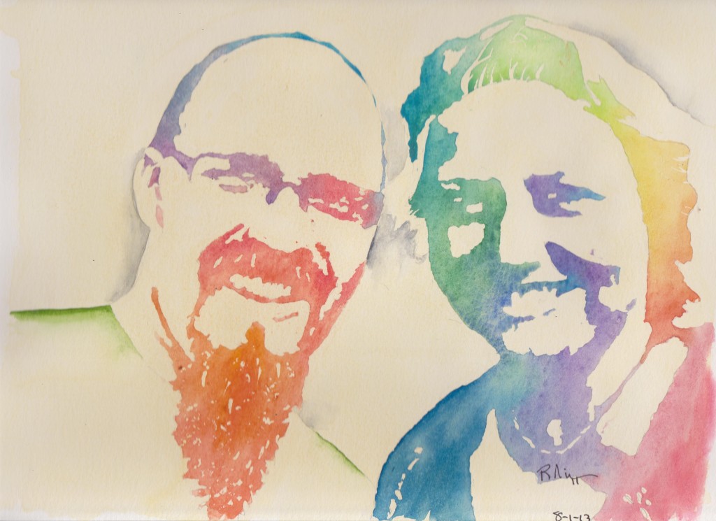 A portrait of my great friends, Nancy and Dave.