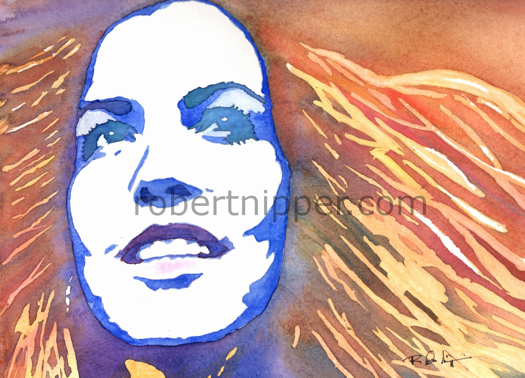 Kari Marrucchi watercolor portrait